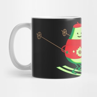 Skier avocado Mug